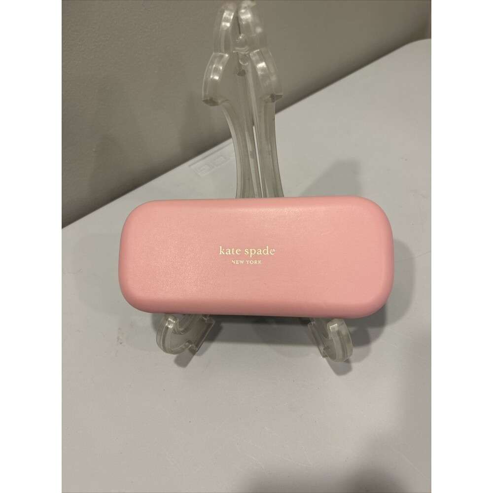 Kate Spade New York Reading Sunglasses Case Pink Green Clamshell